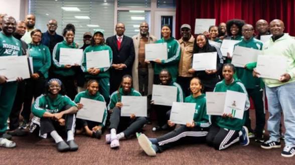 Rewards for Queens! FG Delivers Property Titles and OON Honours to D’Tigress in France